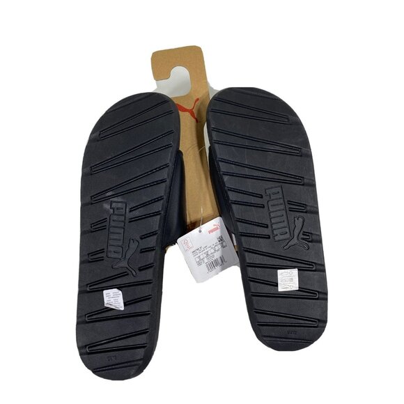 Puma Mens Cool Cat Jump Slides Sandals Size 12 Black - Picture 2 of 7